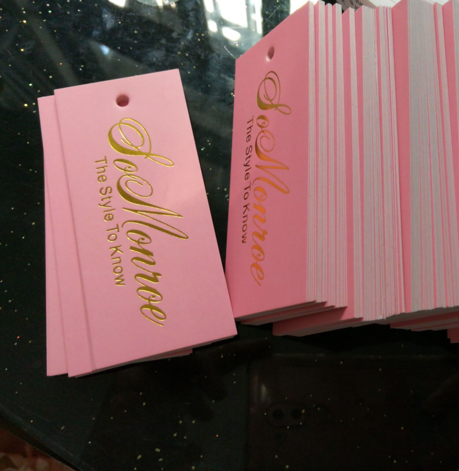 Sewing Labels - 1000pcs Customized Hang Tags Labels for