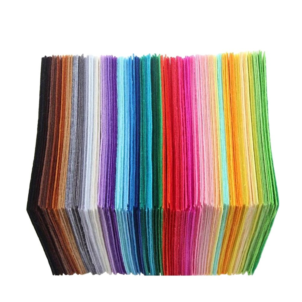 Is Sewing Textile Art - 40Pcs Colorful Nonwoven Fabric Sheets 15x15cm