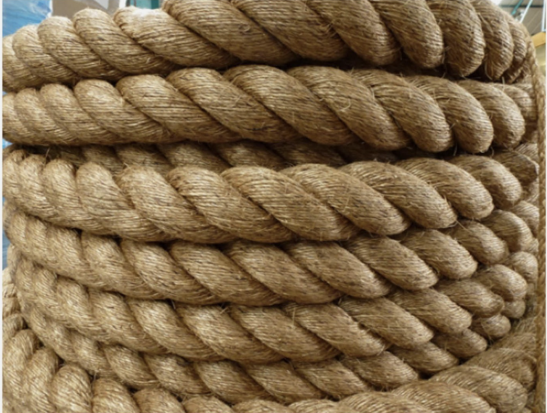 Vintage Sewing Textile - Natural Vintage Jute Rope String 26mm