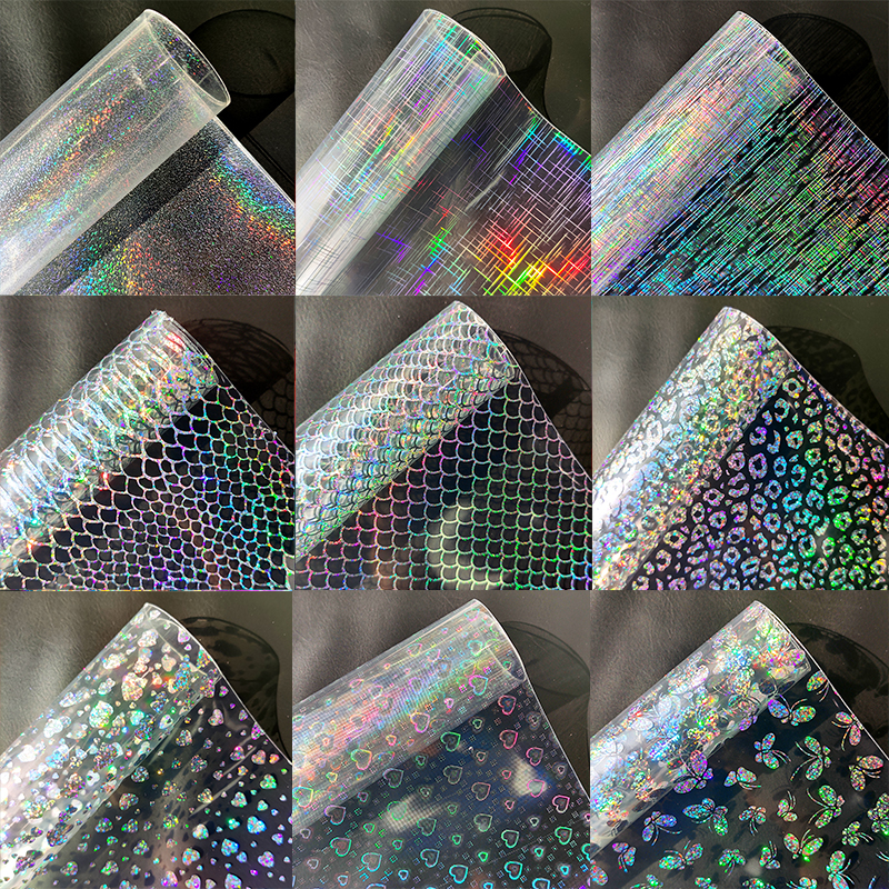 Is Sewing Textile Art - Vinyl Fabric Holographic Transparent Acetate for