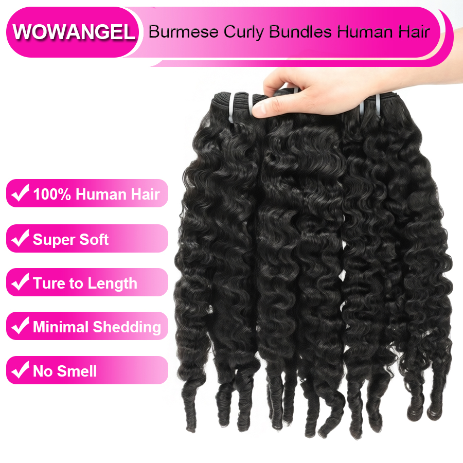 WOWANGEL Burmese Curly Bundles - огляд і ціна Sewing Technology