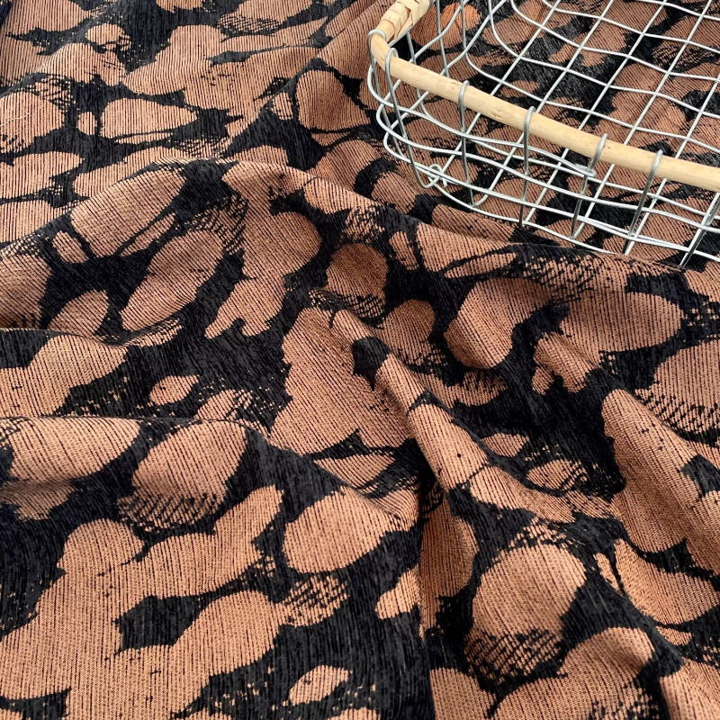 Brown Rock Texture Woven Fabri - огляд і ціна Vintage Sewing Textile