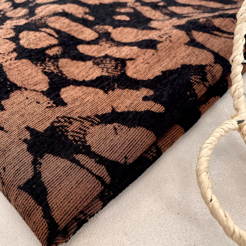 Brown Rock Texture Woven Fabri - огляд і ціна Vintage Sewing Textile