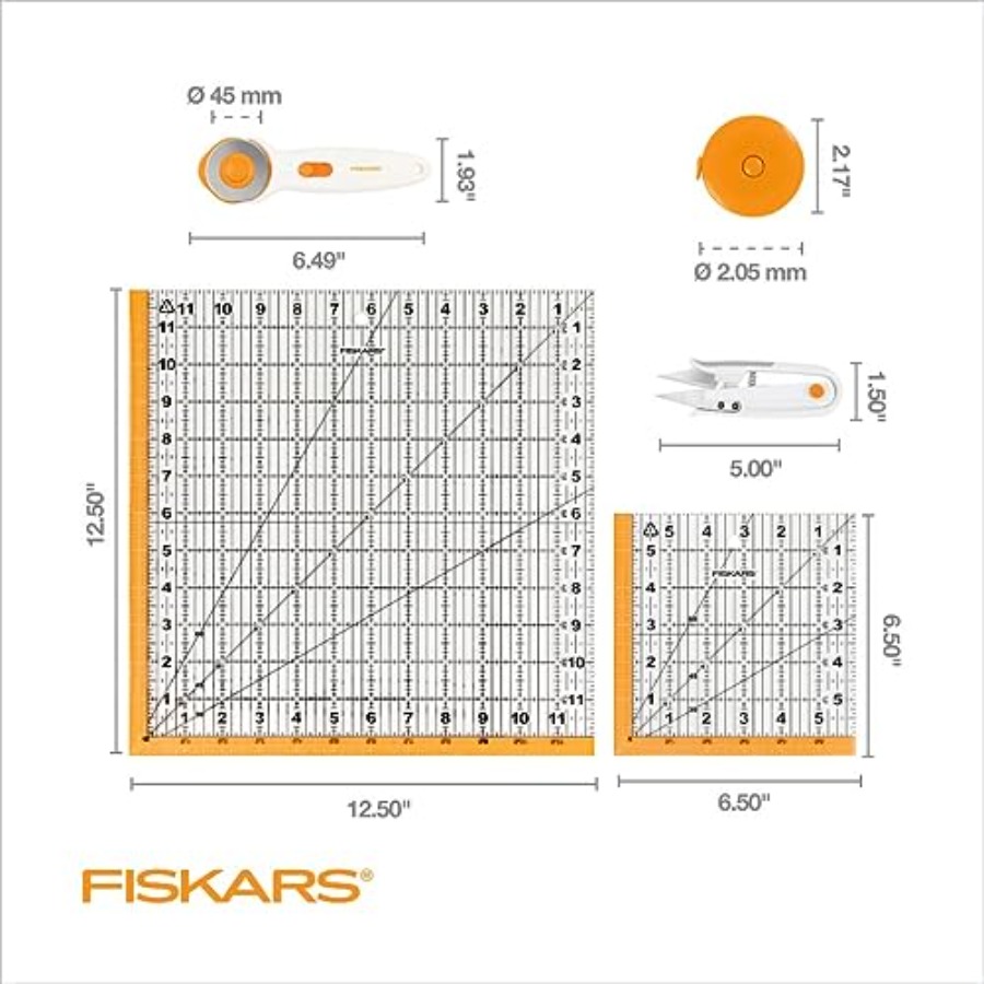 Crafts Essentials 5-Piece Set  - огляд і ціна Rotary Cutter Fabric