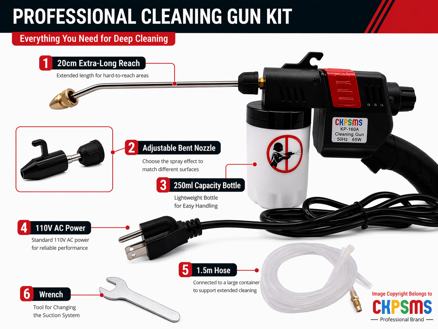 #KP-160A 110V Spot Cleaning Gu - огляд і ціна Sewing Machine In Textile Industry