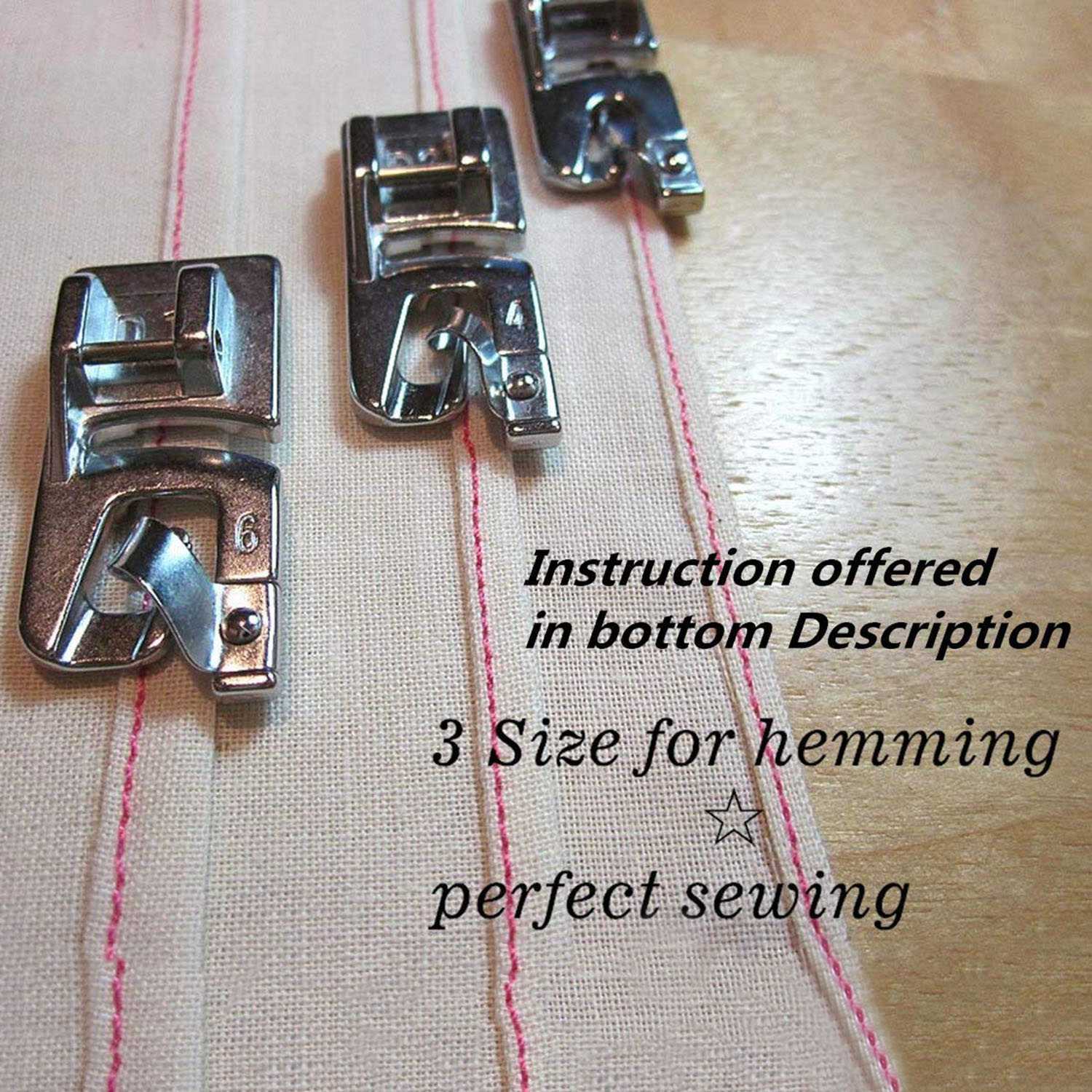 Narrow Rolled Hem Foot Sewing  - огляд і ціна Sewing Hemming