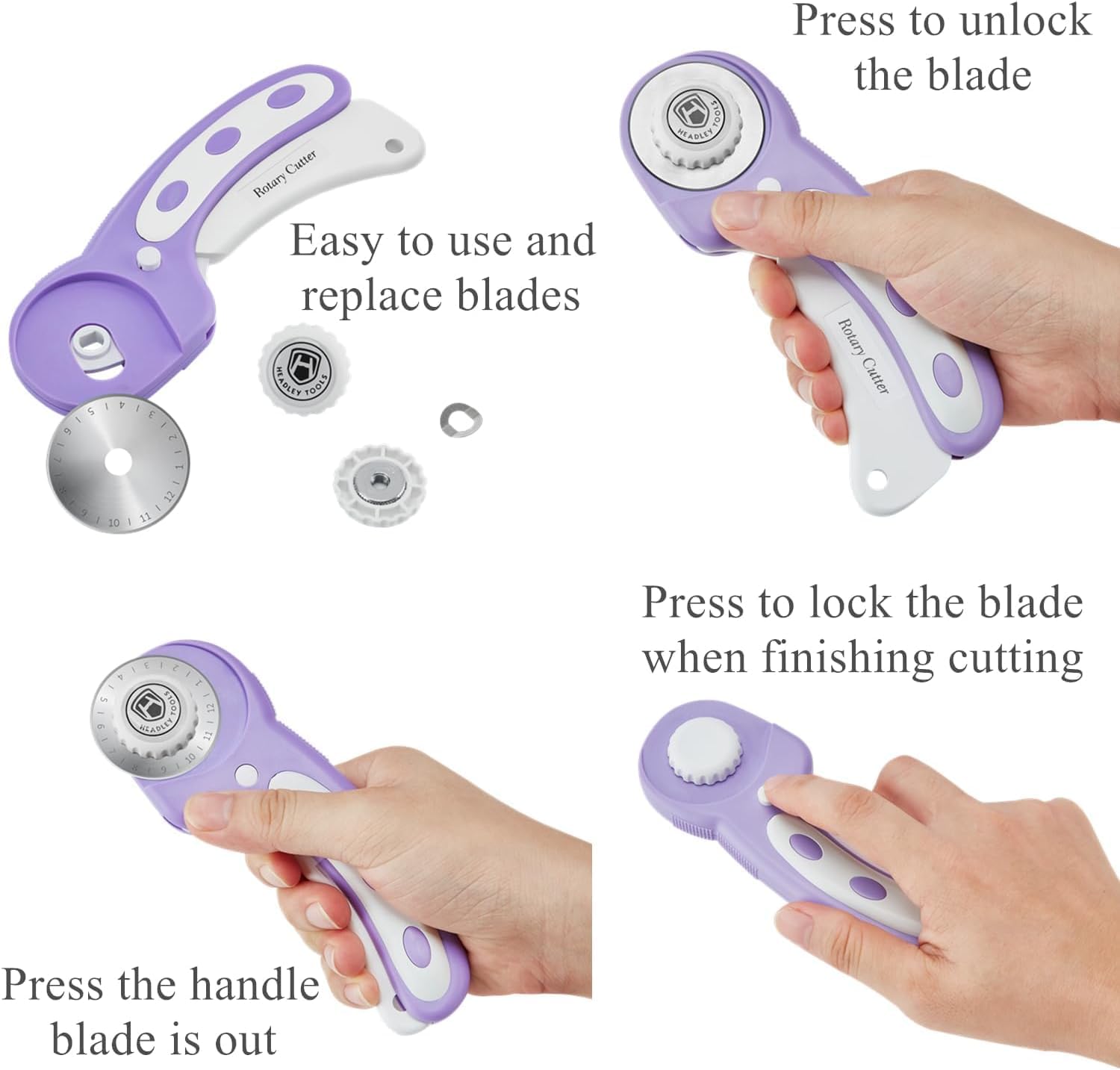 Headley Tools 39 Pcs Rotary Cu - огляд і ціна Rotary Cutter Fabric