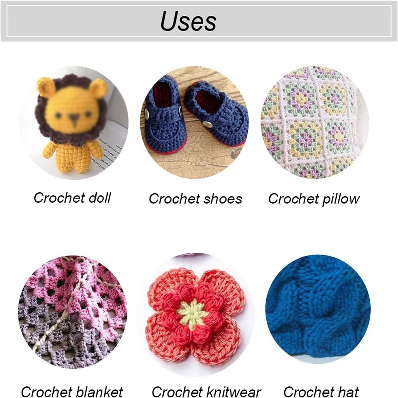 4 Pcs Stainless Steel Crochet  - огляд і ціна Sewing Necessities