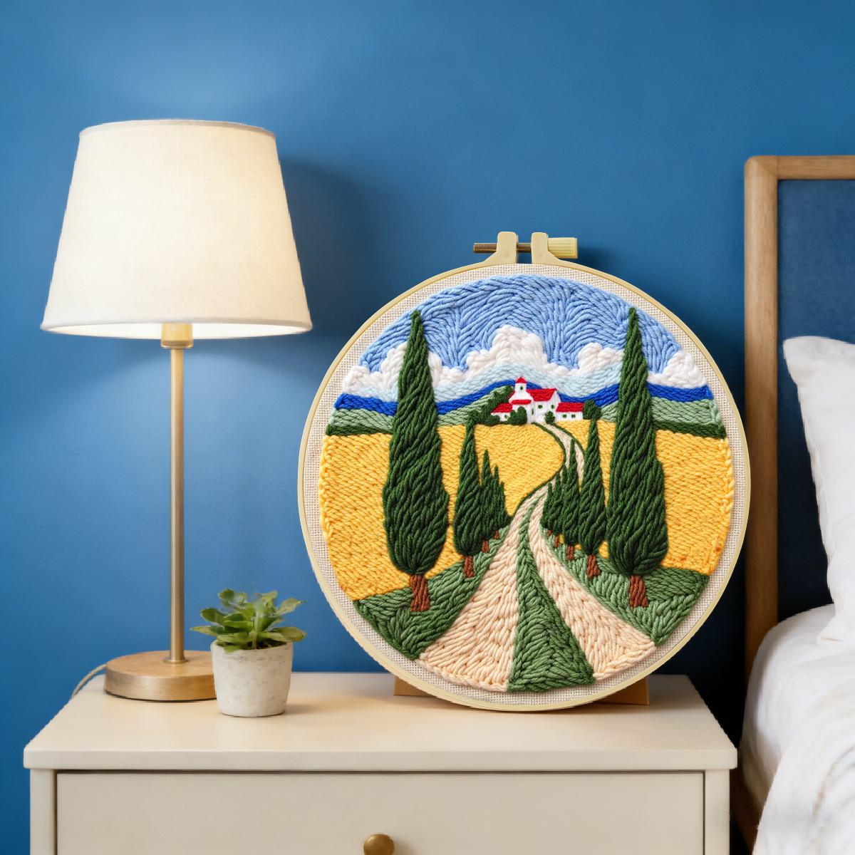 20X20CM/7.87inch field punch n - огляд і ціна Is Sewing Textile Art