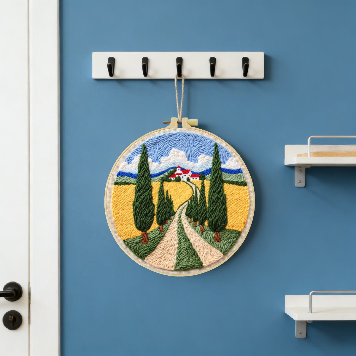 20X20CM/7.87inch field punch n - огляд і ціна Is Sewing Textile Art