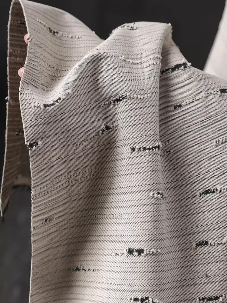 Striped Denim Cotton Jacquard  - огляд і ціна Sewing Recycle