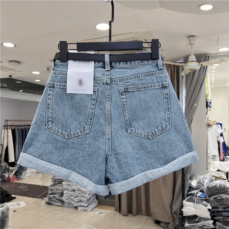 Women Summer Loose Fit High Wa - огляд і ціна Sewing Hemming