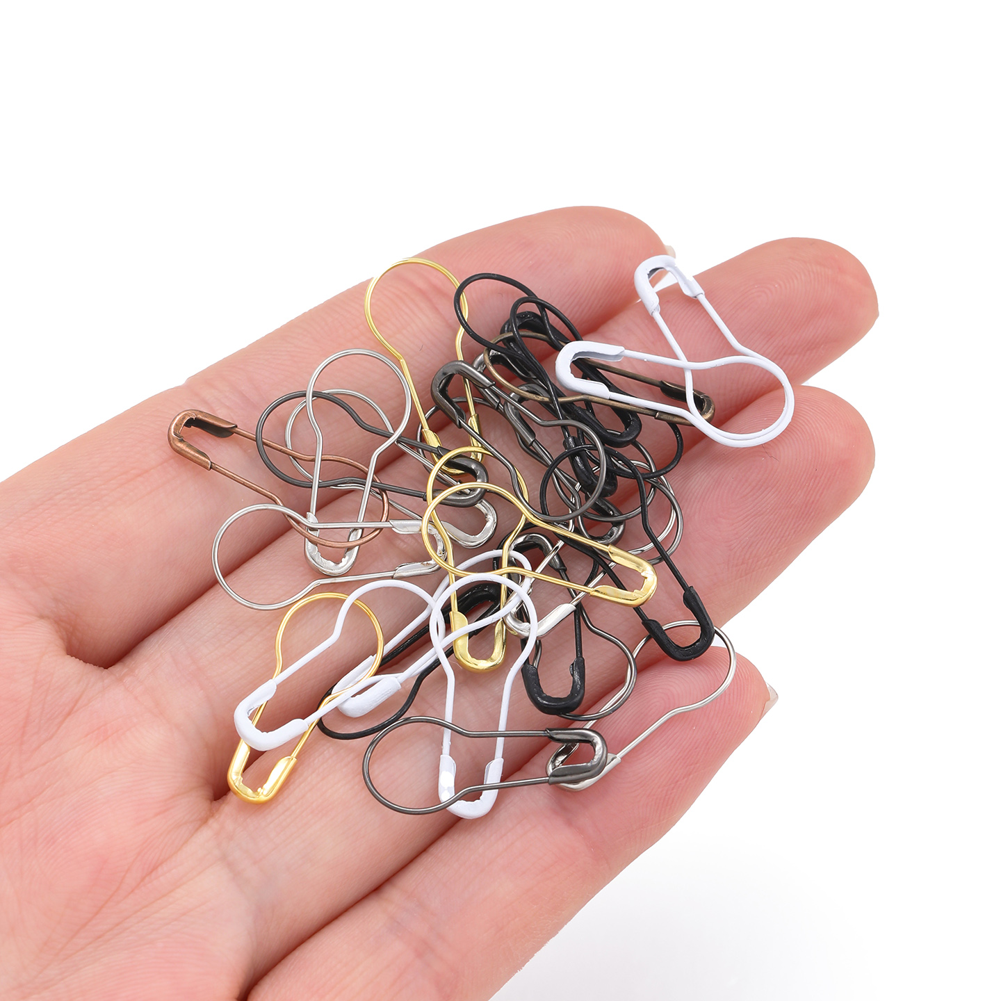 100Pcs/Lot Metal Gourd Safety  - огляд і ціна Sewing Necessities