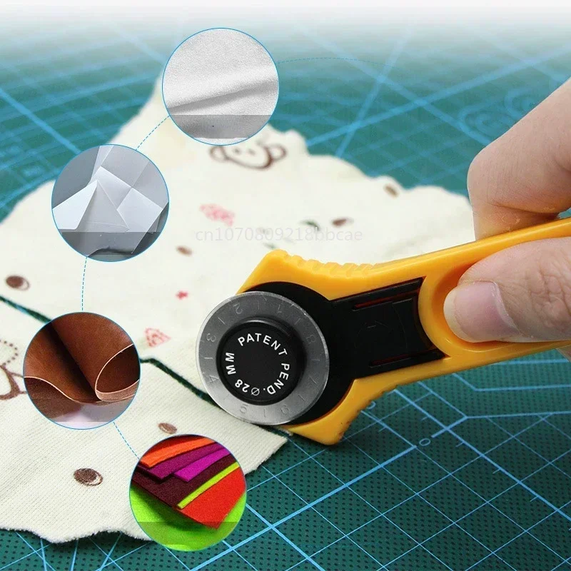 1pc Patchwork Roller Wheel Kni - огляд і ціна Rotary Cutter Fabric