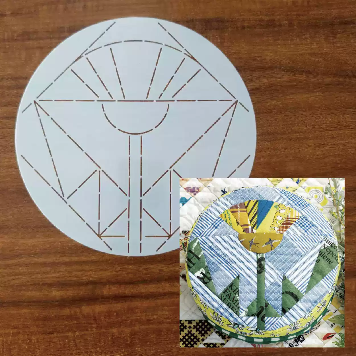 leaf flower Sashiko Embroidery - огляд і ціна Is Sewing Textile Art