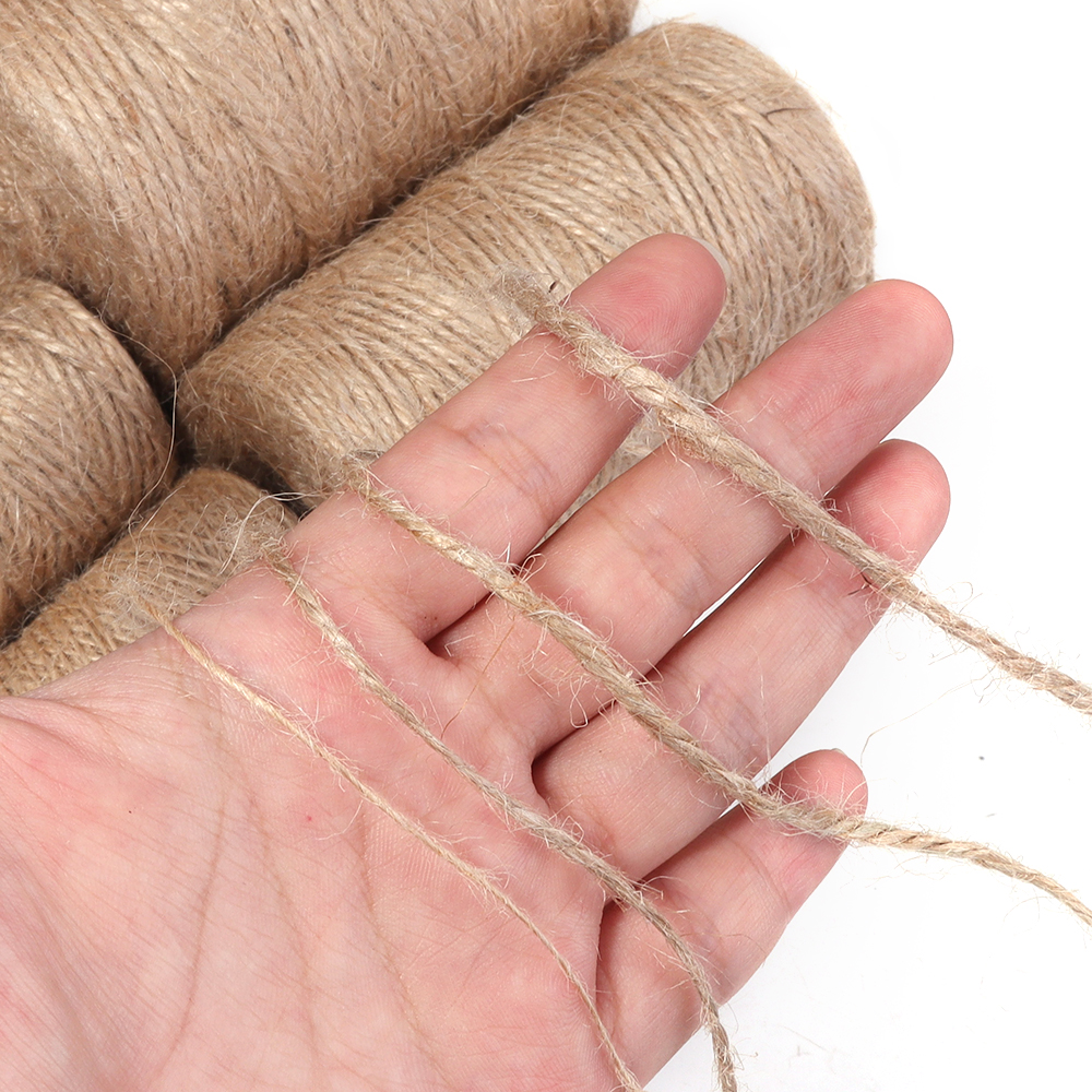 100Meters Natural Jute Rope St - огляд і ціна Vintage Sewing Textile