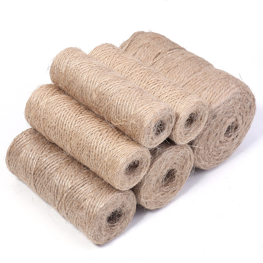 100Meters Natural Jute Rope St - огляд і ціна Vintage Sewing Textile