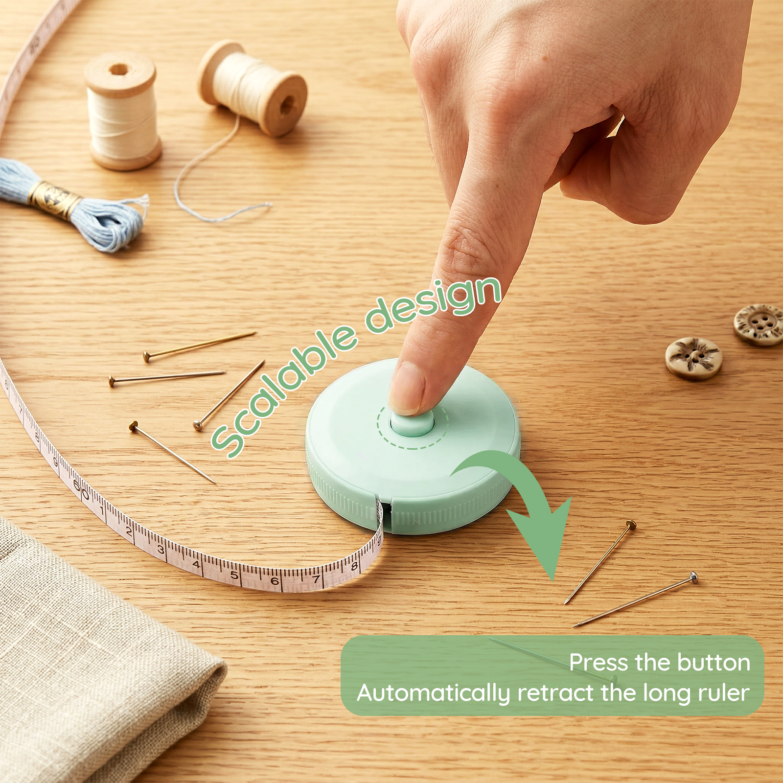1PC 1.5m Small Tape Measure Do - огляд і ціна Sewing Recycle