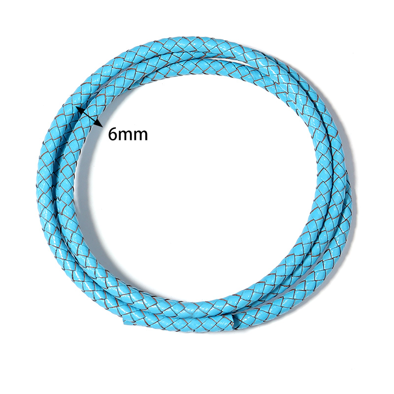 1M/Lot 6mm Braided Genuine Lea - огляд і ціна Sewing Thread In Textile