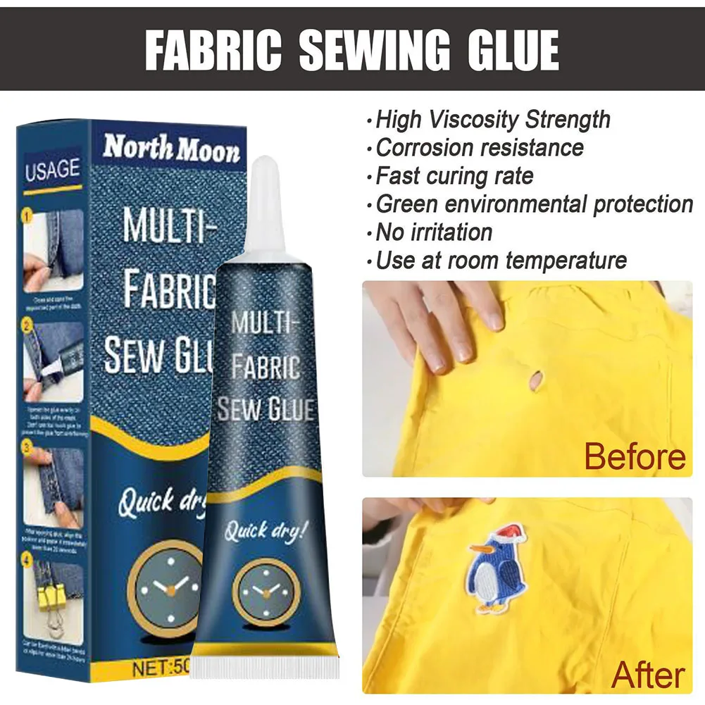 50ml Fabric Glue Quick Dry Fab - огляд і ціна Sewing Technology