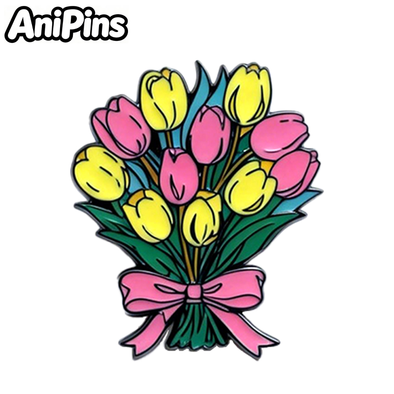 AniPins Bouquet Flowers Strawb - огляд і ціна Sewing Labels