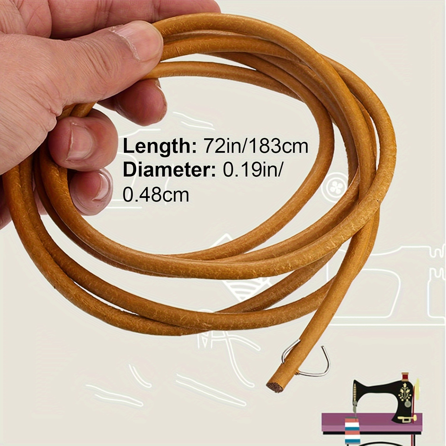 Durable brown cowhide pedal se - огляд і ціна Textile Sewing Machine