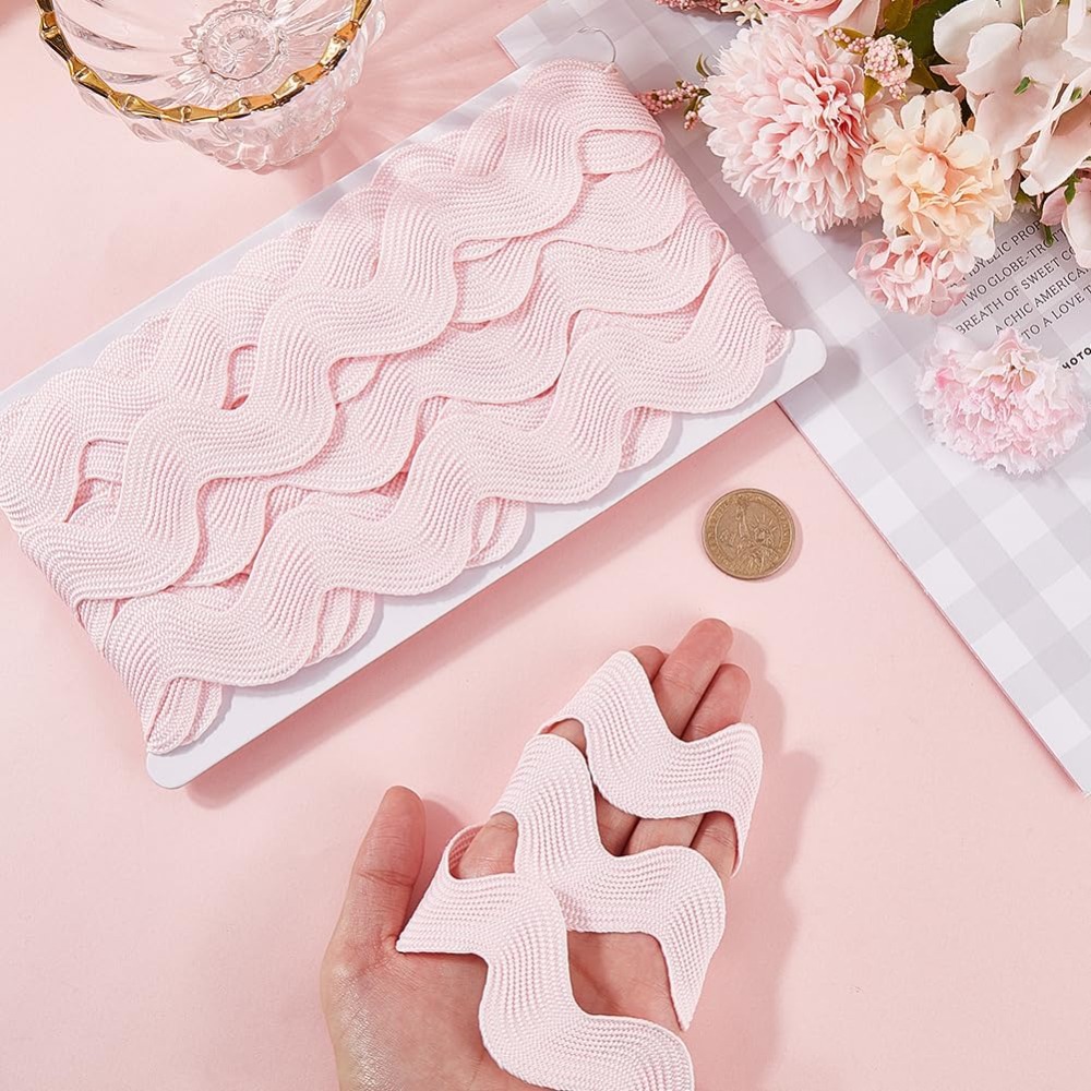 10 Yard 1.58 Inch Pink Rick Ra - огляд і ціна Sewing Zigzag