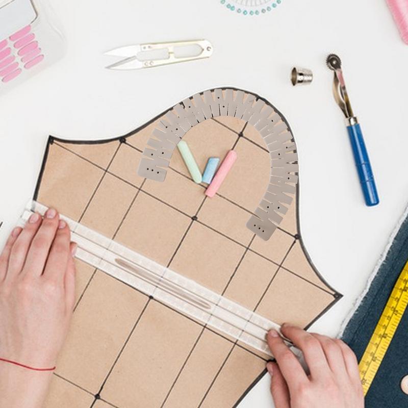 Hot Hem Ruler Flexible Silicon - огляд і ціна Sewing Hemming