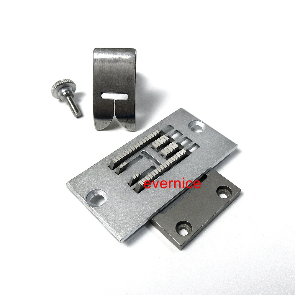 THROAT PLATE+FEED DOG+PRESSER  - огляд і ціна Sewing Zigzag