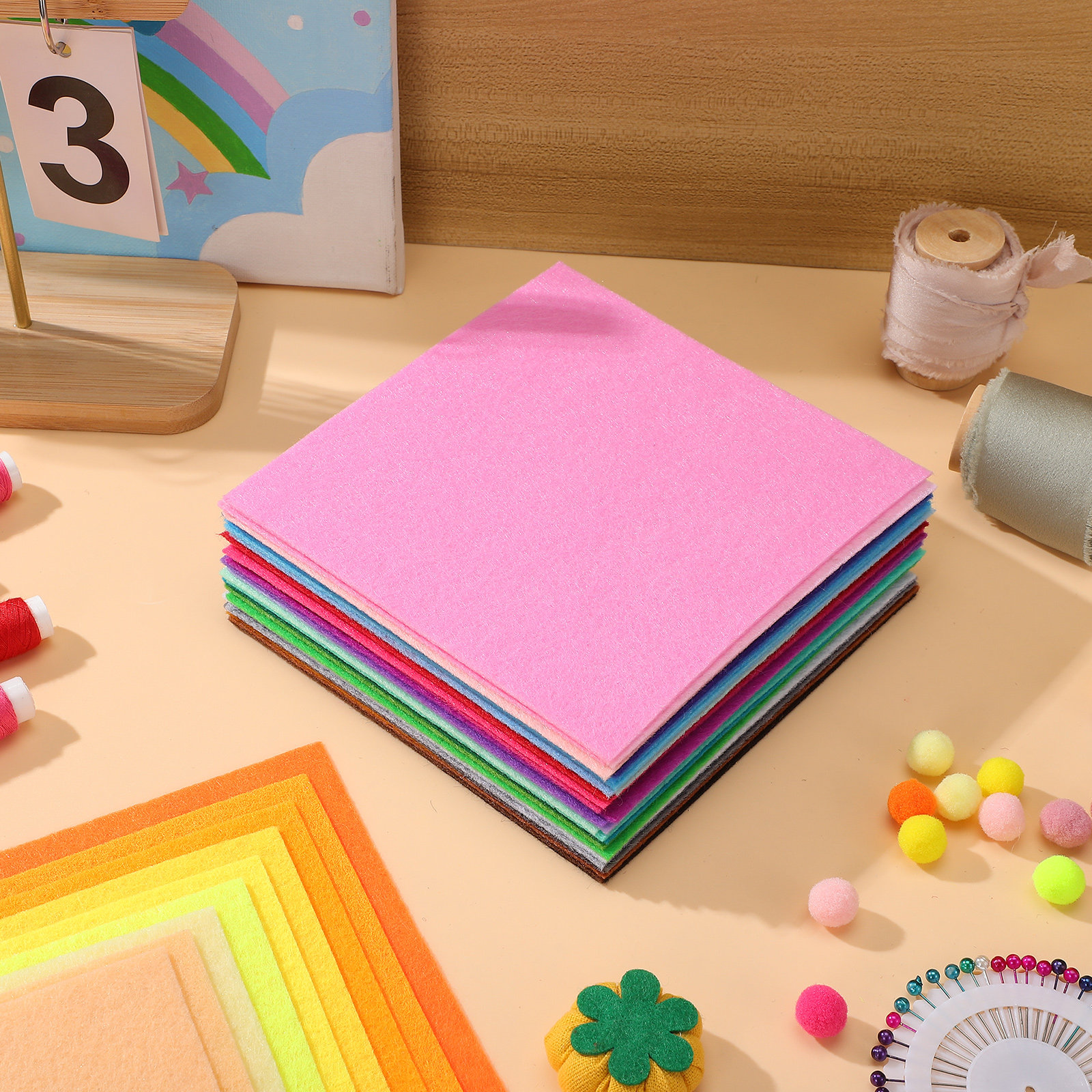 40Pcs Colorful Nonwoven Fabric - огляд і ціна Is Sewing Textile Art