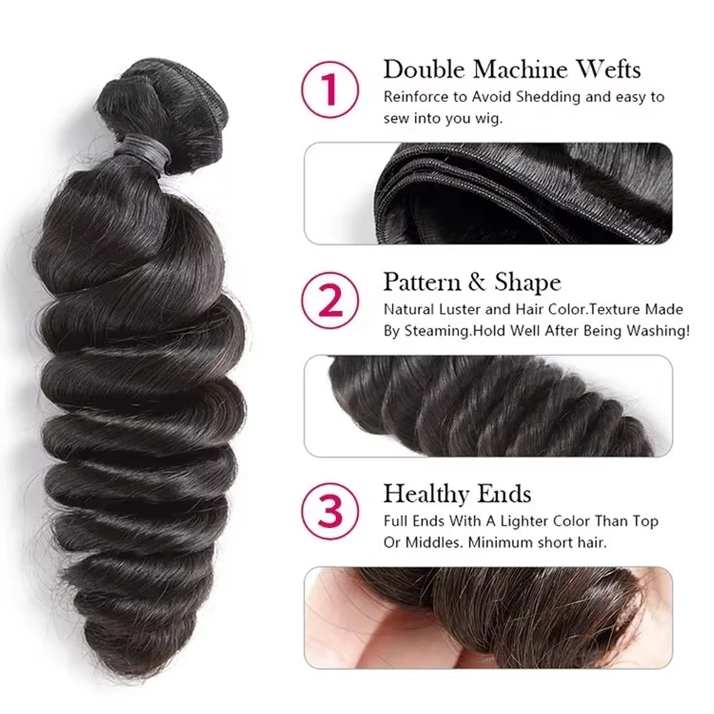 Raw Human Hair Bundles Brazili - огляд і ціна Sewing Technology