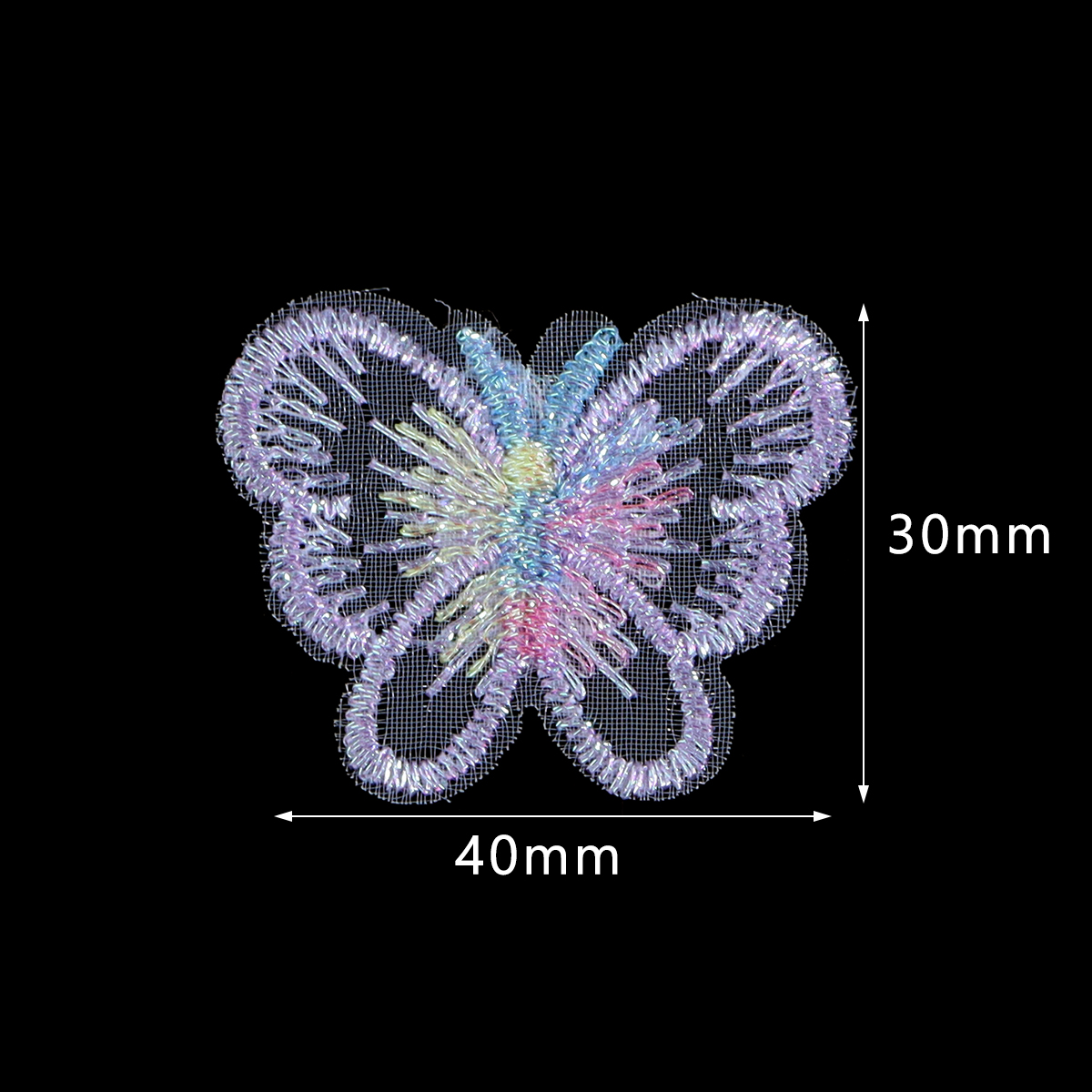 20Pcs 3X4CM Butterfly Cloth Pa - огляд і ціна Sewing Necessities