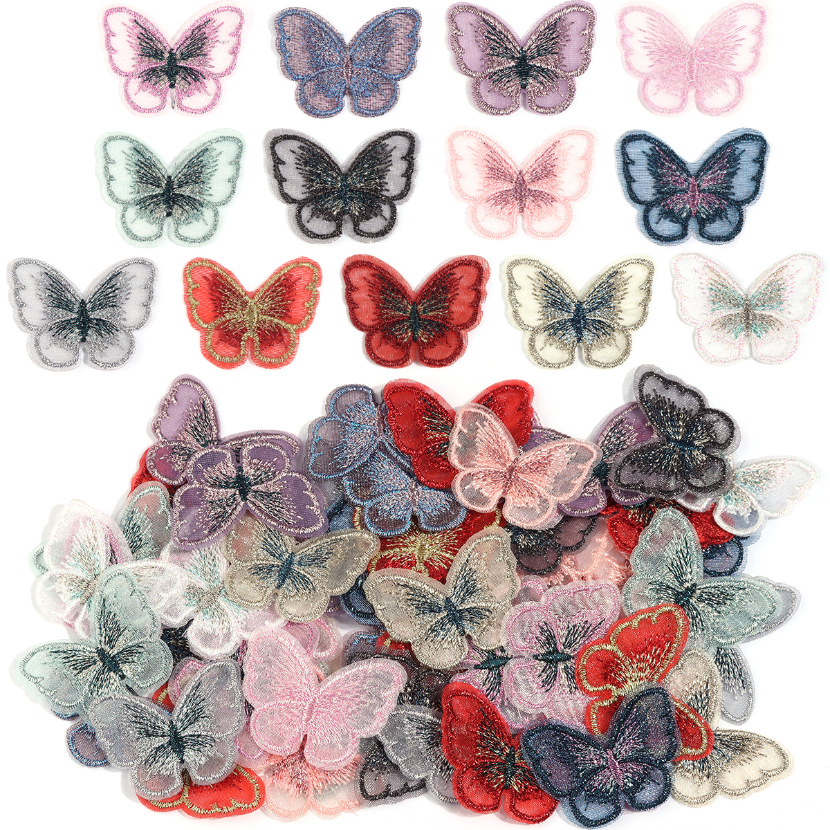 20Pcs 3X4CM Butterfly Cloth Pa - огляд і ціна Sewing Necessities