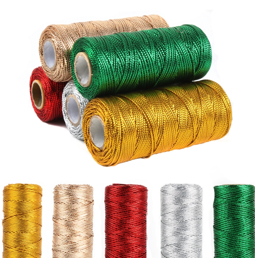 Gold and Silver Macrame Cord R - огляд і ціна Sewing Thread In Textile