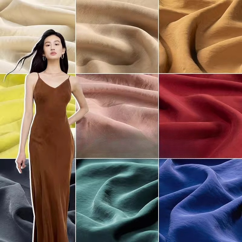 Sand-washed Cupro Fabric By Th - огляд і ціна Sewing Recycle
