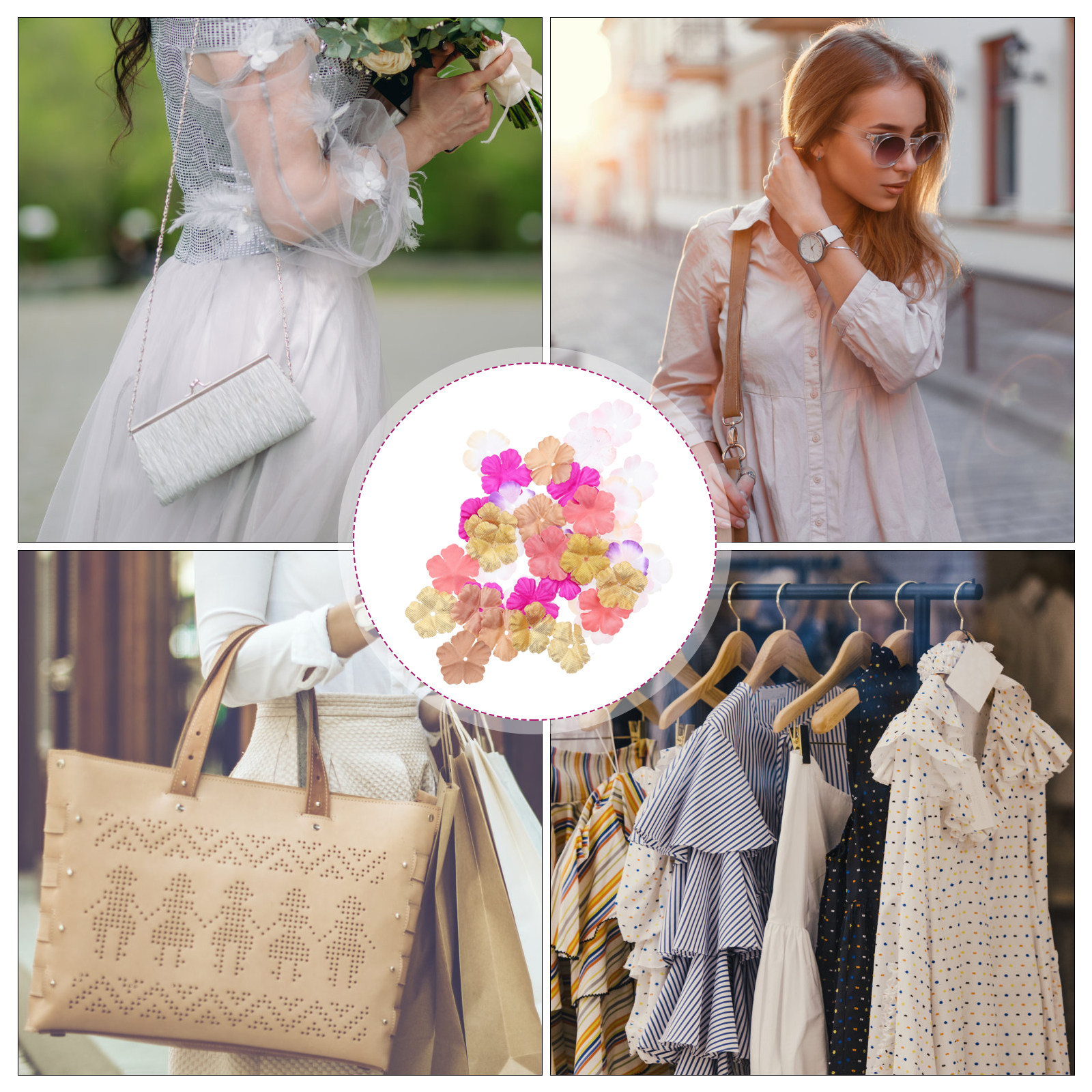 500Pcs Flower Patches DIY Appa - огляд і ціна Sewing Recycle