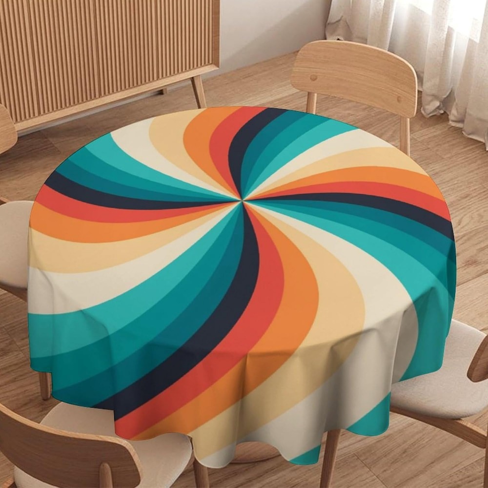 Vintage Groovy Swirl Round Tab - огляд і ціна Century Textile & Sewing Supply