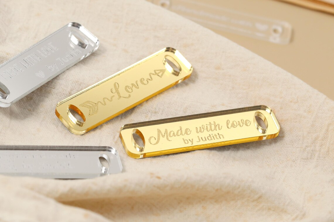 30/50/100pcs Personalized Hand - огляд і ціна Sewing Labels