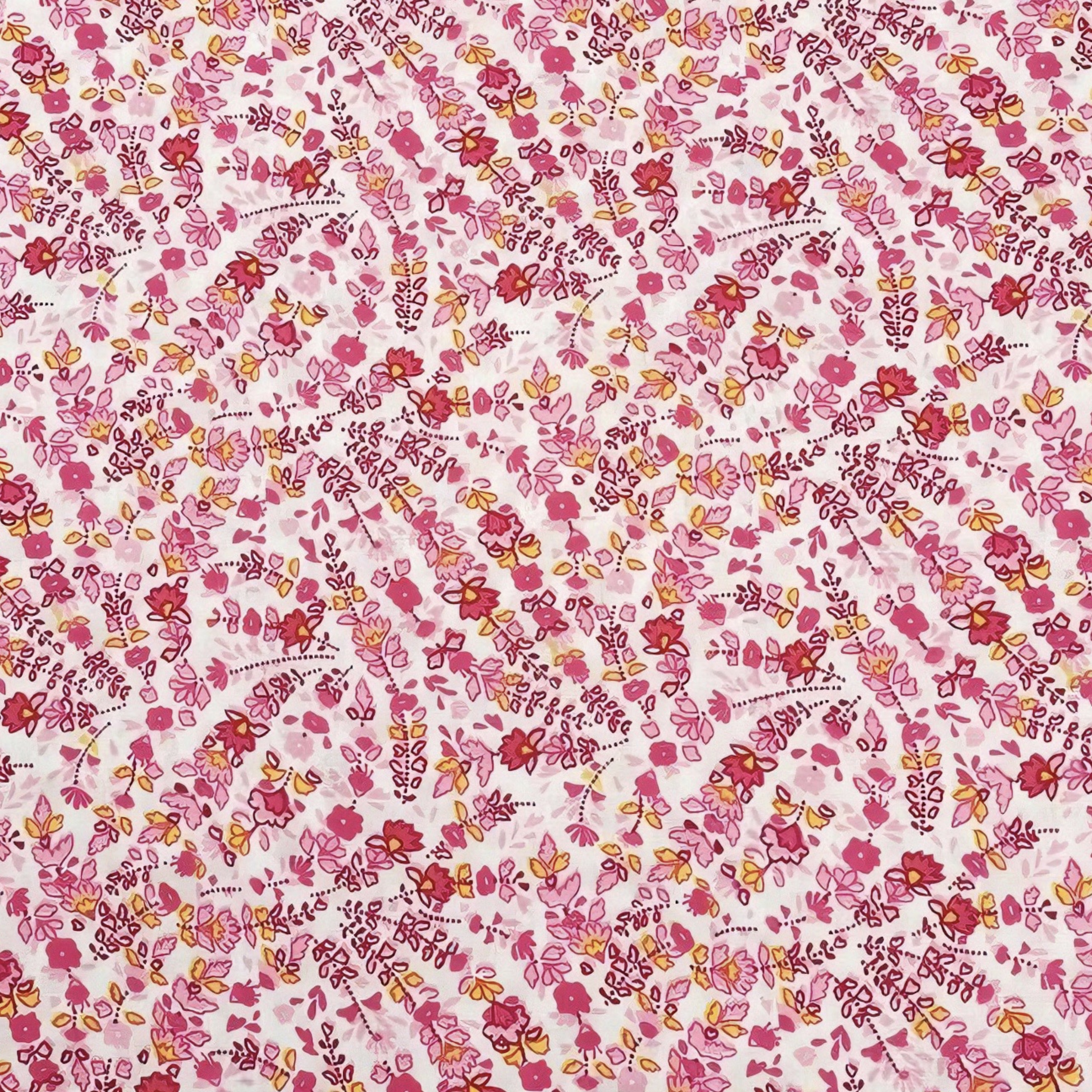 Vintage Floral Printed Fabric  - огляд і ціна Vintage Sewing Textile